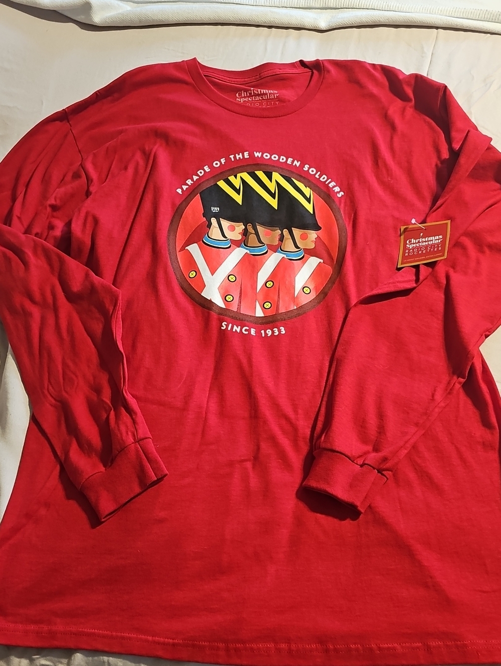 Christmas Spectacular by Radio City Long Sleeve Tee - Red
